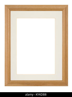 Leeren Bilderrahmen, Holz Stockfoto