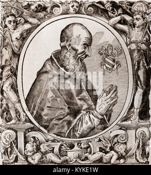 Pius V oder Antonio Michele Ghislieri, 1504 - 1572, Papst der Römisch-katholischen Kirche von 1566-1572 Stockfoto