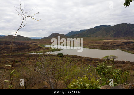 Ein See in der Serengeti National Park, Tansania Stockfoto