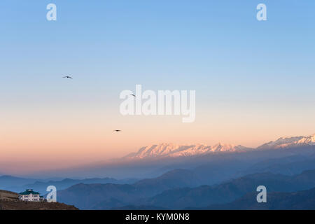 Traumhaus, Prashar See, Himachal Pradesh, Indien Stockfoto