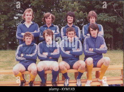 Gruppenbild der Mannschaft von Ncpe 197576, 9423079516 o gewonnen Stockfoto