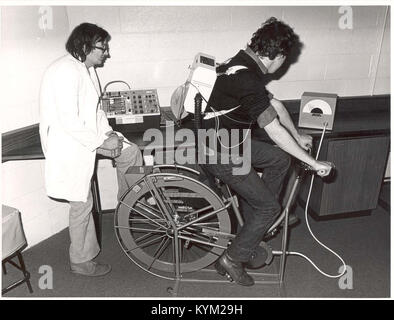 Eine Fotografie des Science Experiment-1, die im November 1978 durchgeführt wurde und den wissenschaftlichen Fortschritt der Veranstaltung dokumentiert. Stockfoto