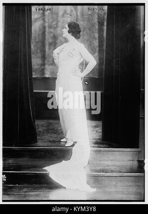 Dieses Bild zeigt eine historische Illustration mit dem Titel „Farrar“, die verschiedene Orte wie Cheyenne, Kingston und Oklahoma City zeigt und die amerikanische Geschichte und regionale Entwicklung des frühen 20. Jahrhunderts beleuchtet. Stockfoto