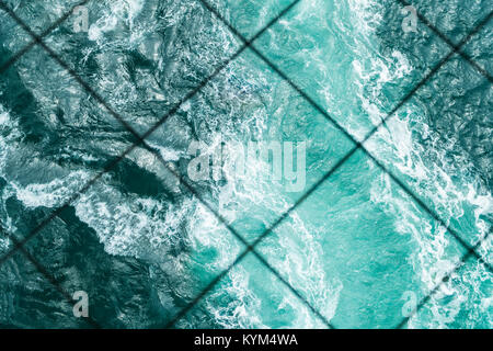 Whirlpools anzeigen aus Uzunomichi, Naruto Stadt, Präfektur Tokushima, Japan. Stockfoto