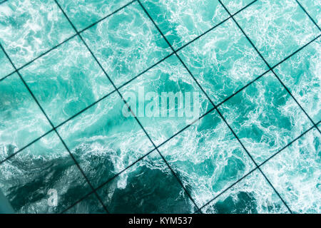 Whirlpools anzeigen aus Uzunomichi, Naruto Stadt, Präfektur Tokushima, Japan. Stockfoto
