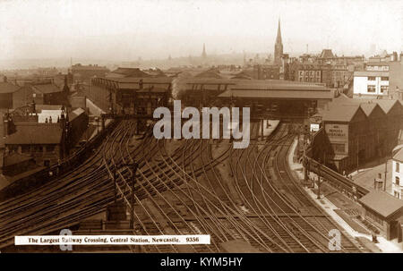 Newcastle Central Station 35054923734 o Stockfoto