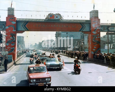 Ein Bild aus der Wally Schirra Kollektion, das einen wichtigen Moment aus Schirras Karriere als Astronaut zeigt. Stockfoto