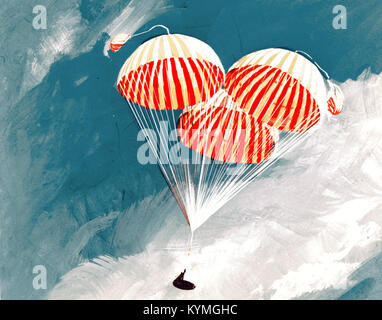 Dieses Bild zeigt ein Weltraumfoto der 08-Serie, das wahrscheinlich während einer Satellitenmission aufgenommen wurde und die Erde und den umgebenden Raum aus der Entfernung erfasst. Stockfoto