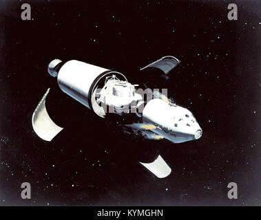 Ein Raumfoto aus der Serie 08, das eine detaillierte Ansicht von Himmelsobjekten aus dem Weltraum aufnimmt. Stockfoto