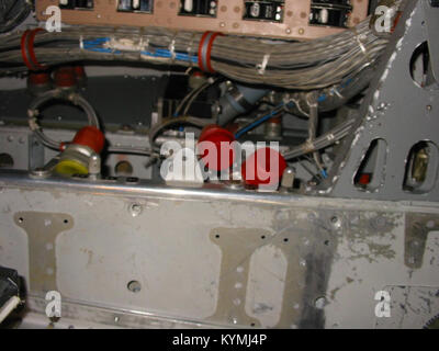 Ein Foto aus dem Projekt Mercury Archiv, das ein frühes amerikanisches Raumschiff zeigt. Das Projekt Mercury war das erste US-Raumfahrtprogramm, und dieses Bild bietet einen Einblick in seine Raumfahrzeuge und frühen Astronautenmissionen. Stockfoto