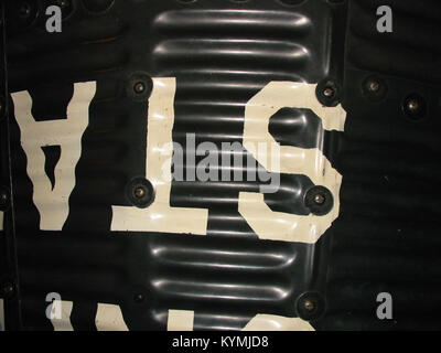 Foto vom Projekt Mercury, dem ersten bemannten Raumfahrtprogramm Amerikas, das eine frühe Mission oder ein Astronautentraining zeigt. Das Bild fängt einen wichtigen Moment im Weltraumrennen ein. Stockfoto