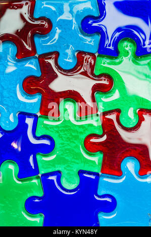 Puzzle-Teile Stockfoto