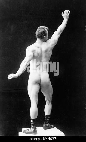 Eugen Sandow, wegweisenden Deutschen Bodybuilder, der "Vater der modernen Bodybuilding" bekannt. Eugen Sandow Stockfoto