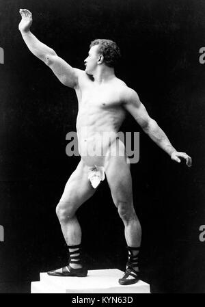 Eugen Sandow, wegweisenden Deutschen Bodybuilder, der "Vater der modernen Bodybuilding" bekannt. Eugen Sandow Stockfoto