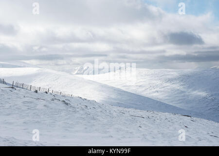 Blick über Cairngorm National Park von Cairn gorm Mountain Stockfoto