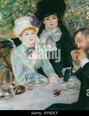 Auguste Renoir - nach dem Mittagessen Stockfoto