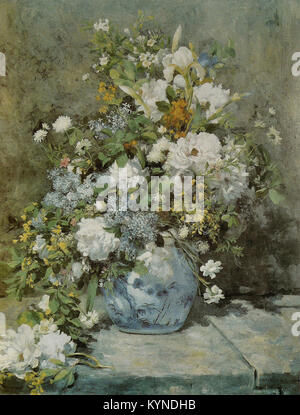 RENOIR Pierre-Auguste - Spring Bouquet 1866 Stockfoto