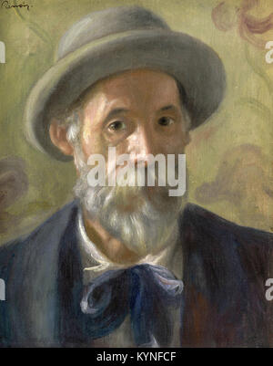 Pierre-Auguste Renoir - Selbstporträt Stockfoto