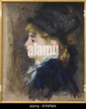 RENOIR Pierre-Auguste - Porträt de Margot 1876 XX. Jahrhundert Öl auf Leinwand Musée d'Orsay, Paris Stockfoto