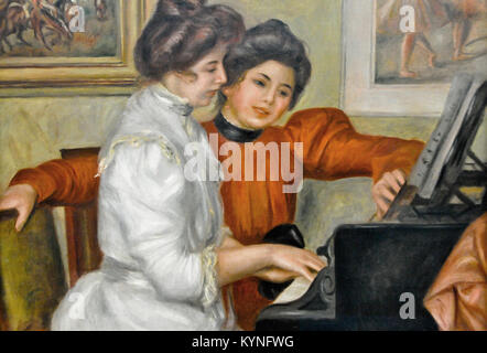 RENOIR Pierre-Auguste - Yvonne und Christine Lerolle au Piano 1898 Musée de l'Orangerie - Paris Stockfoto