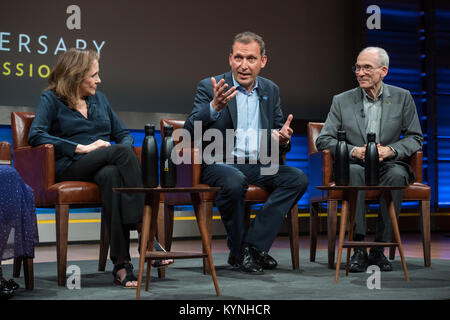 Am 5. September 2017 sprach Thomas Zurbuchen von der NASA bei der 40-jährigen Jubiläumsveranstaltung der Voyager 1 und 2 Missionen. Das 1977 gestartete Raumschiff erforscht nun den interstellaren Raum. Stockfoto