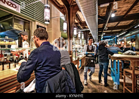 Italien Emilia Romagna Bologna Mercato di Mezzo Stockfoto