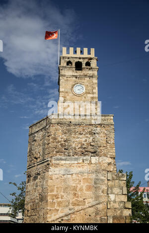 Old Clock Tower in Antalya, Türkei Stockfoto