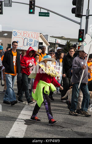 Seaside, Kalifornien, USA. 15 Jan, 2018. Martin Luther King, Jr. Parade, Seaside, Kalifornien, USA Bild: Tami Sojka/Alamy leben Nachrichten Stockfoto