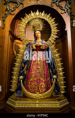 Ronda ist eine Stadt in der spanischen Provinz Malaga, in der autonomen Gemeinschaft von Andalusien, Iglesia De Nuestra Señora De La Merced Stockfoto