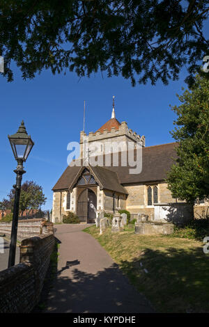 St. Peters Kirche, in der Altstadt, Bexhill, East Sussex, England, Großbritannien Stockfoto