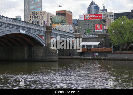 Melbourne ist die Hauptstadt und die bevölkerungsreichste Stadt des australischen Bundesstaates Victoria Stockfoto