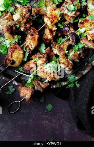 Chicken Kebab Stockfoto