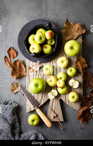 Mini pink lady Äpfel Stockfoto
