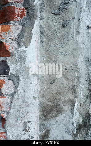 Mit Ziegel wand Textur Hintergrund konkrete Stockfoto