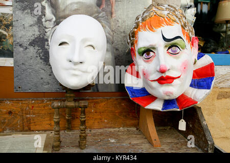 Karneval Masken in Venedig. Stockfoto