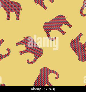 Africa seamless pattern background. Stock Vektor