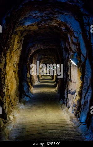 Die Tunnel von Gibraltar im Rock Mountain Stockfoto