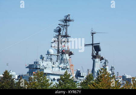Zerstörer Mölders, Deutsches Marinemuseum in Wilhelmshaven Wilhelmshaven, Lower-Sayony, Deutschland, Europa Stockfoto
