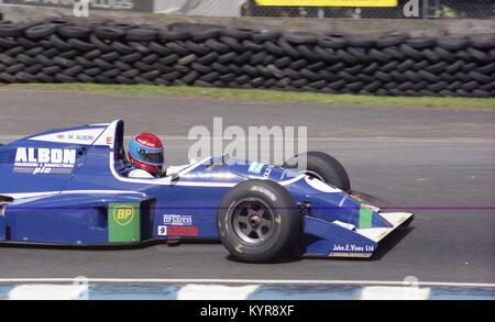 Markieren Albon, Team Essex Racing, Reynard 91 D, Brirish Formel 2 Meisterschaft, Oulton Park, 19. Juli 1992 Stockfoto