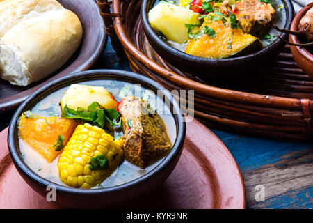 Lateinamerikanische chilenischer Küche. Traditionelle chilenische ...
