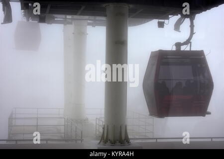 Genting Highlands, Malaysia - 2. November 2017: Seilbahn in Genting Highlands Stockfoto