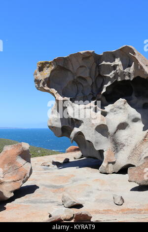 Bemerkenswerte Felsen - Flinders Chase National Park auf Kangaroo Island, Australien Stockfoto