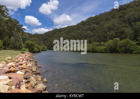 Apple Tree Creek Picknick-bereich im Ku-gai Chase National Park nördlich von Sydney, Australien Stockfoto