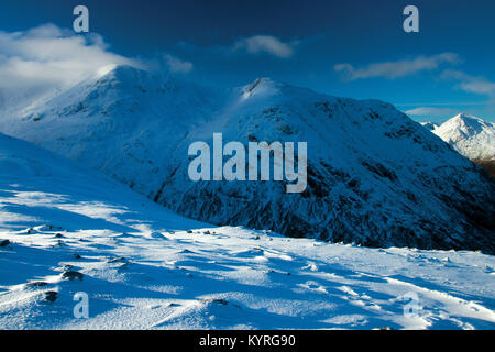 Creise und Sron Na Creise vom Munro von meall ein 'Bhuiridh, Highland Stockfoto