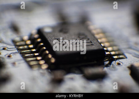 Computer, Smartphone Prozessor, CPU Stockfoto