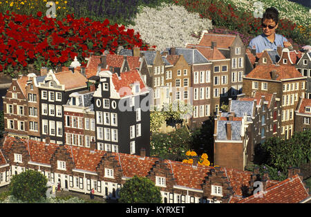 Die Niederlande. Den Haag. Die Niederlande in Miniatur genannt Madurodam. Stockfoto