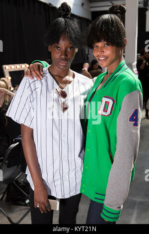 London, UK, 31. Mai 2014, Instituto Marangoni/Backstage, Graduate Fashion Week 2014 in der Alten Truman Brauerei. Mariusz Goslicki/Alamy Stockfoto