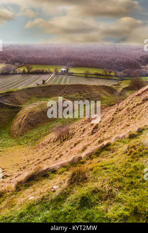 Cley Hill - Warminster, Wiltshire Stockfoto