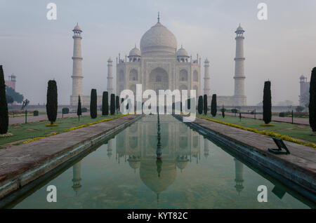 Das Taj Mahal, Agra, Uttar Pradesh, Indien Stockfoto