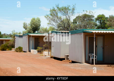 Mining Camp Unterkunft Stockfoto